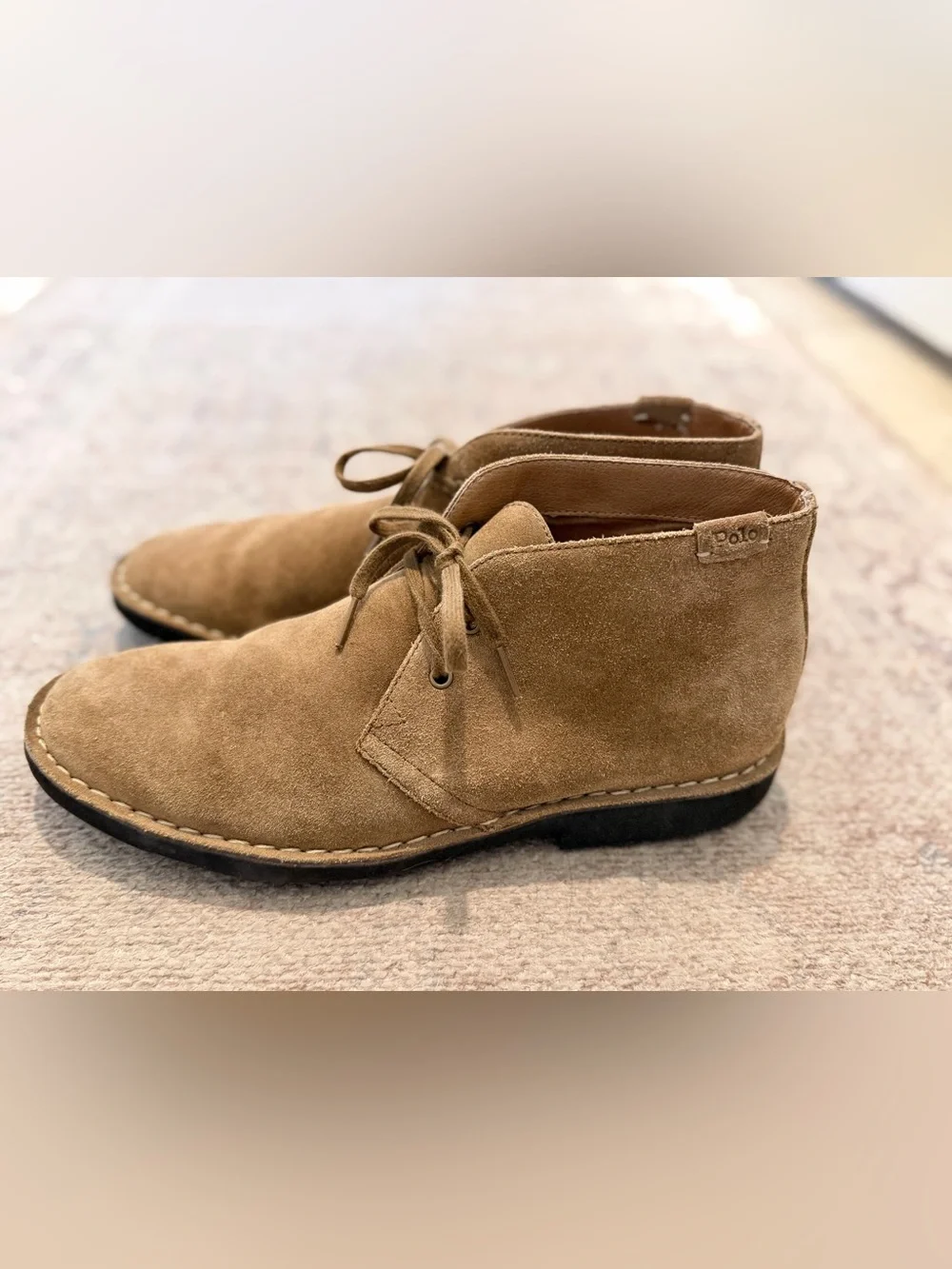 Polo Ralph Lauren Suede Chukka Boots – Men’s Size 10 – Tan